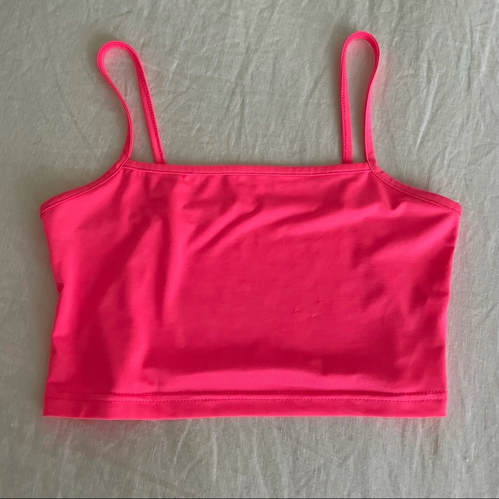 Neon Pink Crop Top